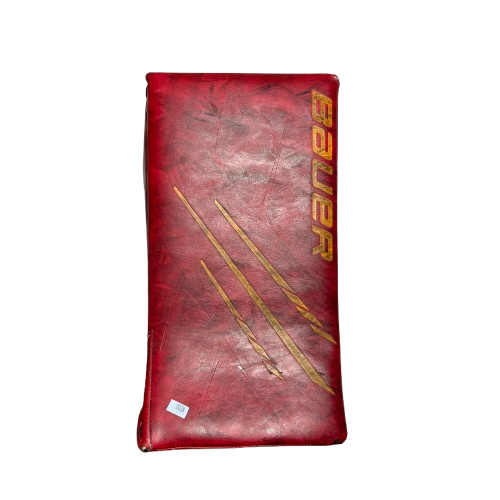 Bauer Vapor Hyperlite - Bloqueur de gardien Pro Stock d'occasion (rouge/jaune)